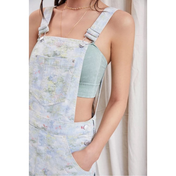 Anthropologie Pilco Cut-Off Short Overalls NWT SZ 32 - Picture 3 of 12